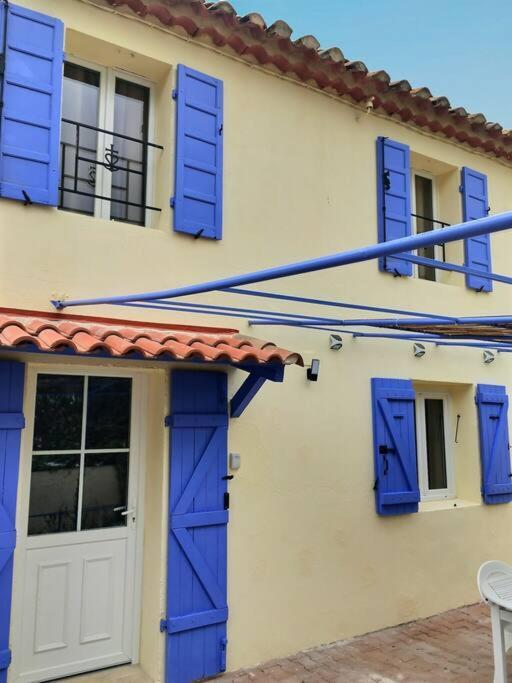 Bleu Lavande - Coquet Appartement Ambiance Village Istres Exterior photo